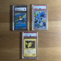 Lot Of 3 Graded Pokemon Cards - Image 1