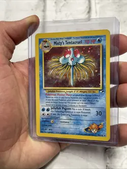 Misty's Tentacruel 10/132 Gym Heroes 2000 Holo Rare WOTC Pokemon Card TCG Vtg HP - Image 2