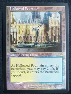 Hallowed Fountain Retro Foil - RVR - Mtg Card #1Z4 - Image 1