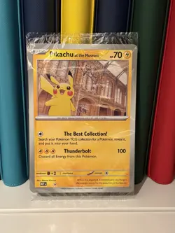 Pokemon - Pikachu at the Museum Promo Card (Brand New Sealed) - Image 1