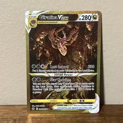 Pokemon TCG Giratina VStar GG69/GG70 Crown Zenith Galarian Gallery Gold NM - Image 1