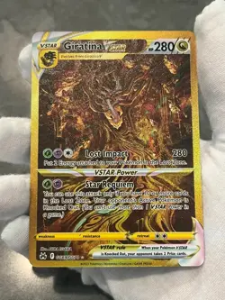 Pokemon TCG Giratina VStar GG69/GG70 Crown Zenith Galarian Gallery Gold NM - Image 3