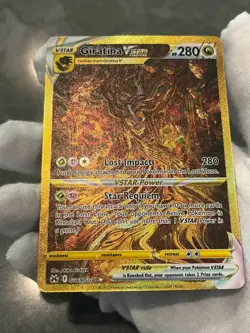 Pokemon TCG Giratina VStar GG69/GG70 Crown Zenith Galarian Gallery Gold NM - Image 4