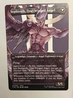 Sephiroth, Fabled Soldier NON FOIL (Borderless) 0382 MTG Regular English NM - Image 2
