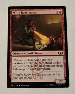 MTG Witty Roastmaster - Streets of New Capenna LP - Image 1