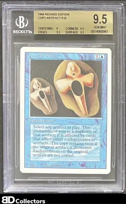 REVISED COPY ARTIFACT BGS 9.5 1994 Magic The Gathering MTG Gem Mint - Image 1