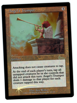 Angel's Trumpet - MTG (NM Quality FOIL) - Urza's Legacy - See scans!! - Image 1