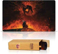 The Shadow and the Flame (Stitched) - MTG Playmat by Anato Finnstark, LOTR Lord - Image 1