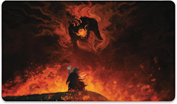 The Shadow and the Flame (Stitched) - MTG Playmat by Anato Finnstark, LOTR Lord - Image 2