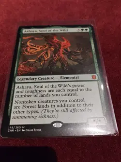 LIGHTLY PLAYED Ashaya, Soul of the Wild Zendikar Rising Nonfoil - Image 1