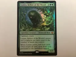 MTG Bloomburrow LUMRA, BELLOW OF THE WOODS Foil NM (3069) Graded Power - Image 1