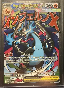 Pokemon Phantasmal Flames UPC Promo Mega Charizard X EX 023 - Image 1