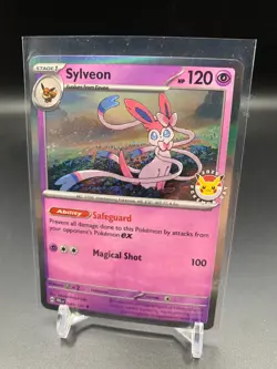 Sylveon 040/131 Pokemon Day 2025 Stamped Promo Pokemon Prismatic Evolutions NM - Image 1