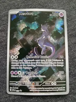 Pokemon TCG Mewtwo 052 Sv: Scarlet & Violet 151 Black Star Promo NM - Image 1