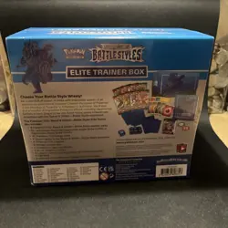 Pokemon TCG Sword & Shield Battle Styles BLUE ETB Elite Trainer Box NEW Sealed - Image 3