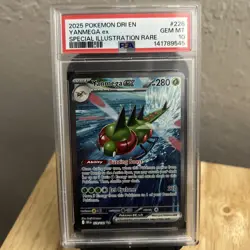 Yanmega Ex SIR #228 PSA 10 GEM MINT Pokemon 2025 Destined Rivals English - Image 1