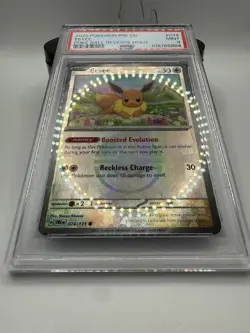Pokemon Prismatic Evolutions Eevee Poke Ball Reverse Holo #074 PSA 9 Mint - Image 2