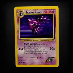 Pokemon TCG Gym Heroes Sabrina's Haunter #058/132 Uncommon LP - Image 1