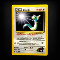 Pokemon TCG Gym Heroes Erika's Dratini #042/132 Uncommon LP - Image 1