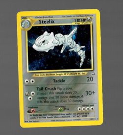 Steelix 15/111 Holo Rare Neo Genesis 2000 Pokemon Unlimited LP/NM - Image 1