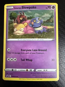 Pokemon Tcg Galarian Slowpoke #SWSH126 Pokemon Promo NM - SWIRL - Image 1