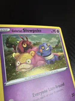 Pokemon Tcg Galarian Slowpoke #SWSH126 Pokemon Promo NM - SWIRL - Image 2
