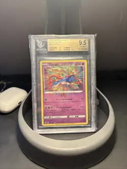 Pokemon TCG 2020 Zacian Amazing Rare Holo 082/185 Vivid Voltage BGS 9.5 - Image 1