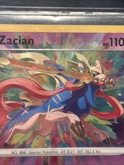 Pokemon TCG 2020 Zacian Amazing Rare Holo 082/185 Vivid Voltage BGS 9.5 - Image 4