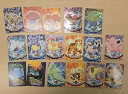 1999 Topps Pokemon T.V. Animation Set 1 - Lot of HP To DMG. 2 Holos - Image 1
