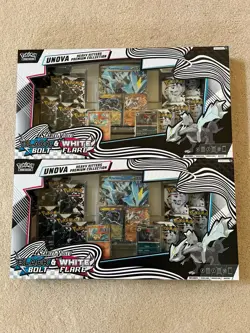Pokemon Black Bolt & White Flare Unova Heavy Hitters Premium Collection new - Image 1