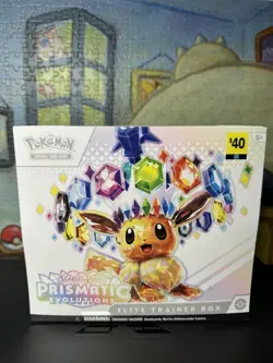 Prismatic Evolutions - Elite Trainer Box (ETB) - Pokemon TCG - New & Sealed #A88 - Image 1