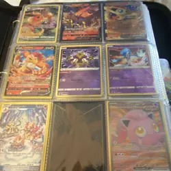 Pokemon TCG Binder Lot Mew Mewtwo Gardevoir Charmander Eevee Holo Full Art Promo - Image 2