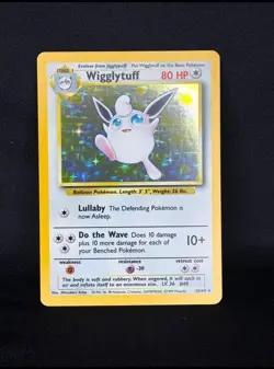 Pokemon TCG Wigglytuff Jungle 16/64 Holo Unlimited Rare No symbol Pack fresh NM - Image 2