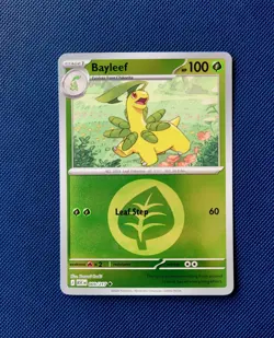 Bayleef 009/217 (Energy Reverse Holo) Pokemon TCG Ascended Heroes Pack Fresh NM+ - Image 1