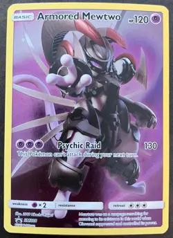 Pokemon TCG Armored Mewtwo - SM228 Black Star Promo - Image 1
