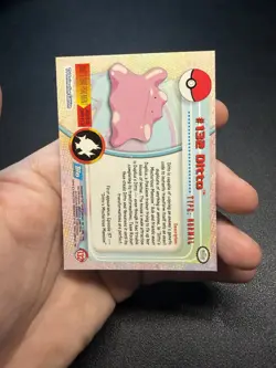 Topps Pokemon Series 3 -- Ditto #132 -- Blue Label -- Non Holo - Image 2