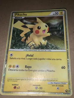2010 Pokemon Spanish Pikachu PW Holo Promo World Championships - PSA 9 - Image 2