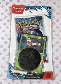Pokemon TCG Journey Together Yanma Booster Checklane Blister Pack Factory Sealed - Image 1