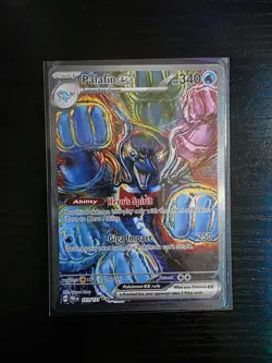 Pokemon TCG Palafin EX 151/131 Prismatic Evolutions Sir Fresh NM Condition - Image 1