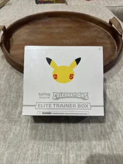 Pokemon TCG: 25th Anniversary Celebrations Elite Trainer Box (2021) Rip On Seal 820650809439 - Image 1