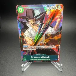 Dracule Mihawk Alternate Art OP12-030 SR Legacy of the Master One Piece English - Image 1