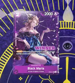 One piece Black Maria Tournament Pack Vol. 2 Winner Near Mint - Image 1