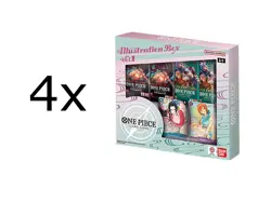 4x Bandai One Piece Card Game Illustration Box Volume 1 - Factory Sealed - Image 1