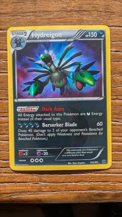 Shiny Hydreigon 103/99 Next Destinies Holo Pokemon TCG - Personal Collection - Image 1
