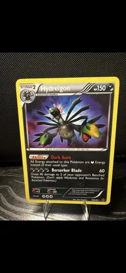 Pokemon TCG Hydreigon 103/99 Next Destinies Secret Rare Holo - Image 1