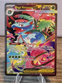 2025 Pokemon Mega Evolution Venusaur ex Special Illustration Rare #177/132 - Image 1