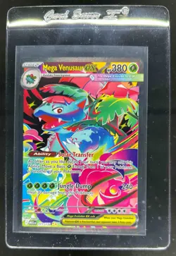 2025 Pokemon Mega Evolution MEG EN Venusaur ex Special Illustration Rare 177/132 - Image 1