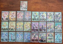 Lot of 202 English Wixoss LR & SCR Foil LRIG cards, excellent condition - Image 2