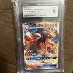 2018 Pokemon Charizard GX Japanese CGC 9 Card 013/131 - Image 1