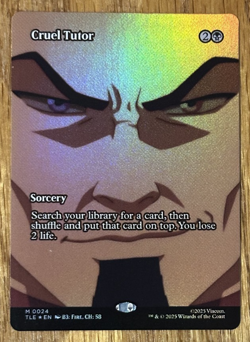 MTG: Avatar: The Last Airbender Eternal-Legal, Cruel Tutor - Foil - Image 1
